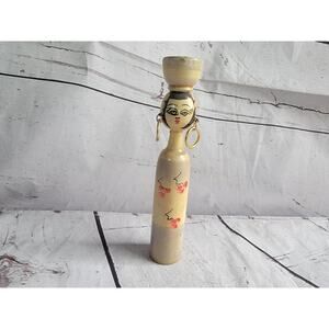 Vintage Asian Chinese Wood Doll
